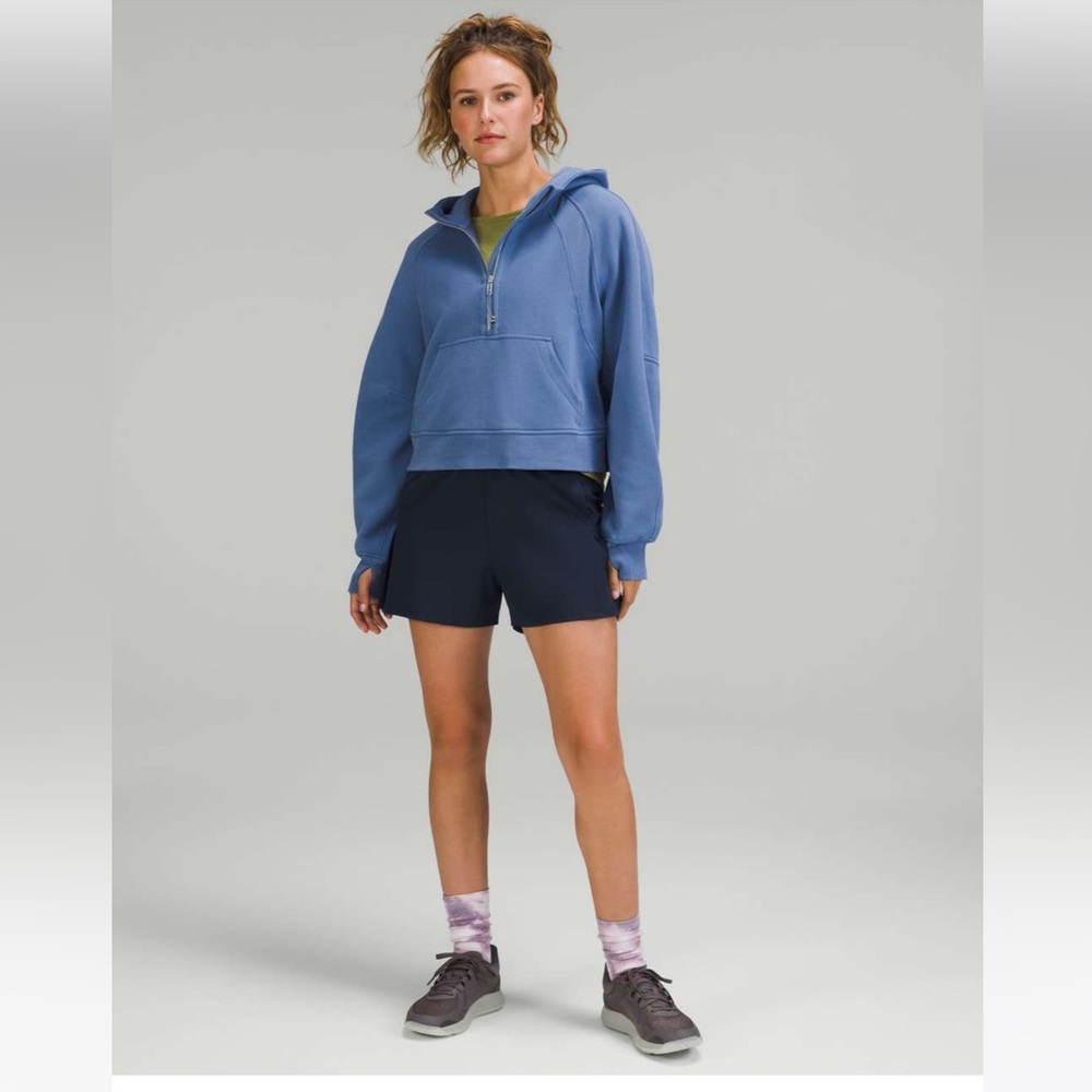 NWT Lululemon Scuba Oversized Half-Zip Hoodie / Water Drop - Picture 3 of 6